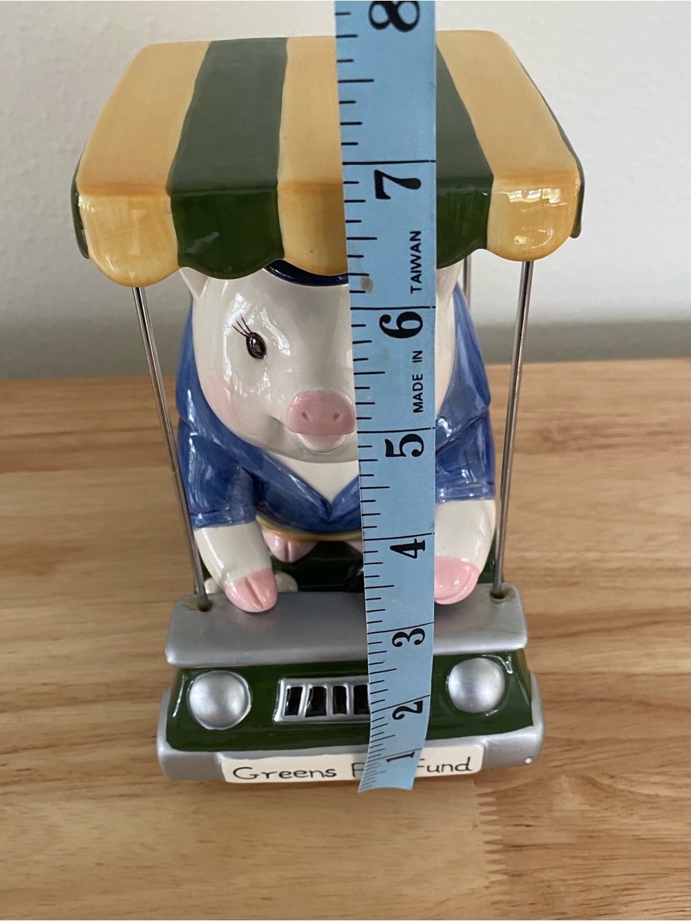 RARE Collectible Mud Pie Golf Cart Coin Piggy Bank Greens Fee Fund Golf Bank - Picture 13 of 14
